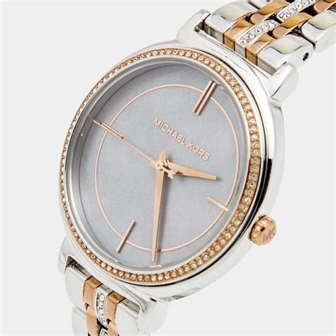 michael kors watch mk 3642|Michael Kors Cinthia Grey Mother of Pearl Ladies Watch MK3642.